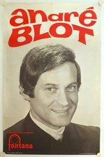 Affiche ANDRÉ BLOT Accordéon