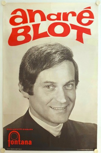 Affiche andré blot accordéon - andrÉ,