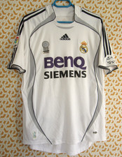 Maillot Adidas Real Madrid Domicile 2006 2007 Benq Siemens shirt Homme - M