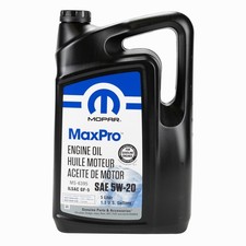 Mopar Maxpro Huile Moteur 5W20 5L 5 Litre Api Sn Ilsac GF-5 Chrysler MS-6395
