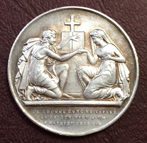 Médaille ancienne mariage - ancienne, de