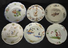 Lot x6 assiettes XXème à