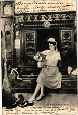 CPA Autour des Lits Clos