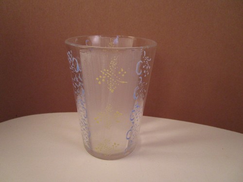 Vintage unmarked blue yellow - vintage,