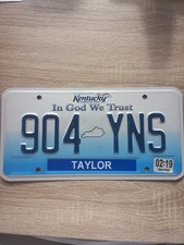 Plaque Immatriculation Américaine État Du Kentucky Plaque Officielle