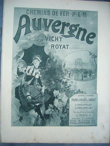 Ancienne affiche chemin - affiche,