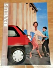 Brochure catalogue Renault 5 (y compris TURBO ) JUIN 1986