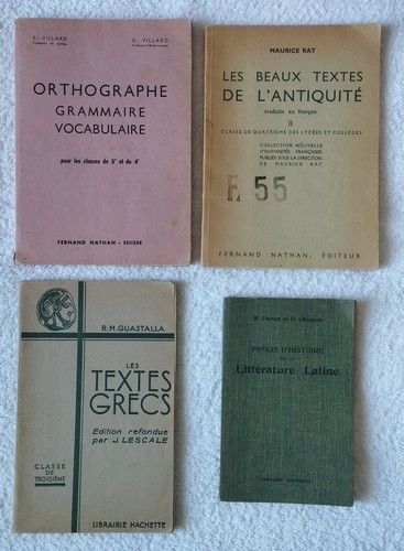 Lot anciens livres école - lot,