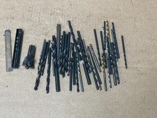 Lot d'environ 40 forets à métaux divers - de Ø 3 mm à 6 mm