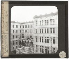 Université Laval, Québec, photo ancienne plaque verre, positif 8,5x10 cm