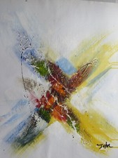 Coloré Huile Peinture Toile