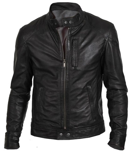 Homme élégant motard hunt - motard,