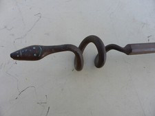 Ancienne Pelle cheminée laiton décor serpent Longueur 63 cm
