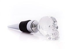 Bouchon en Crâne de Cristal pour bouteilles, flacons et potions