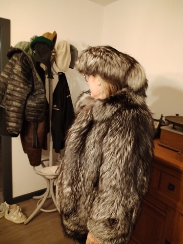 Veste fourrure renard - veste,