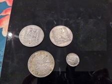 lot quatre pièces argent 61