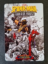 Spider-Man et Wolverine Carte Marvel 019 SpiderMan Tower of Power 2009 Français