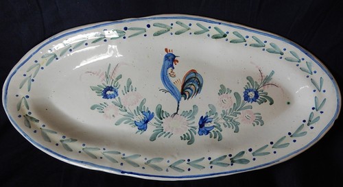 Grand plat ovale - grand, (début