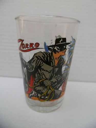 Zorro verre publicitaire - zorro,