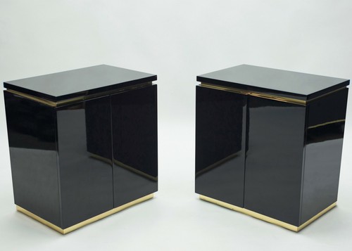 Paire cabinets laqués - de,