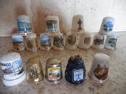 Dé coudre porcelaine - 17, "