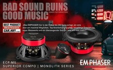 EMPHASER ECP-M5 Monolith 13cm Système de composants 2 voies Haut-parleurs...
