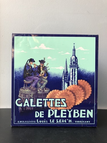 Vintage boîte fer tôle - vintage,