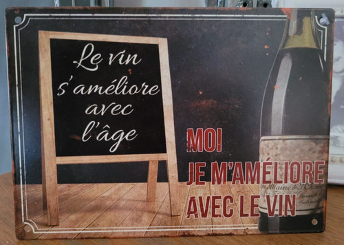 Plaque vin - plaque,