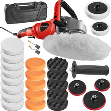 Lustreuse TECTAKE 1400W + 8 Accessoires - Polisseuse Rotative 3000 Tours/min
