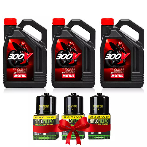 Pack motul 300v - 5w40, litres