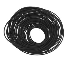  100 courroies plates en caoutchouc pour magnétophone à cassette, 25-70 mm, pour