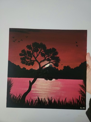 Tableau peinture acrylique sur - tableau,