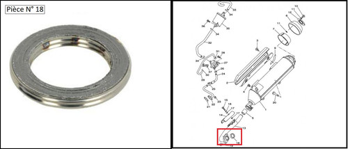 Joint pot echappement - joint,