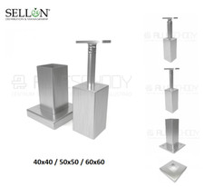 Inox V2A Pfostenbeschlag