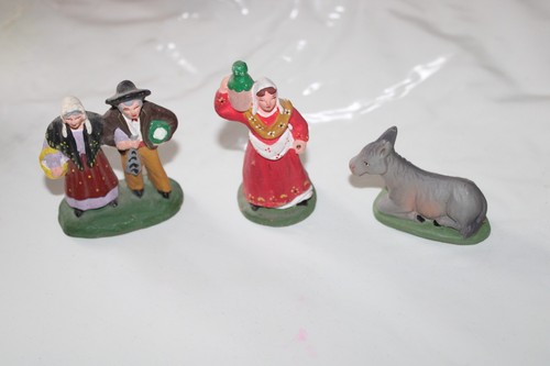 Lot santons escoiffier - lot, ane