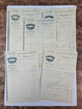 5 Factures anciennes, 20ème