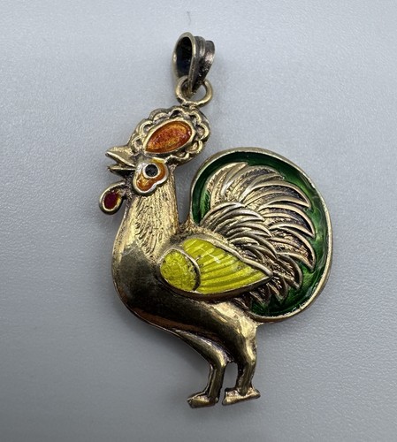 Pendentif ancien coq - pendentif,
