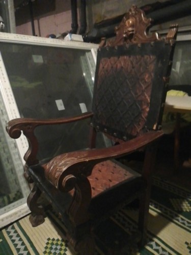 Fauteuil trône style