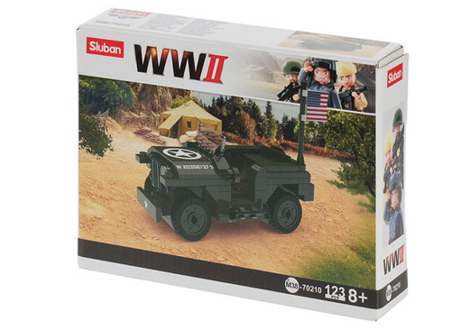 Sluban wwii jeep willys - jeep, us