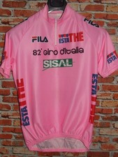Rosa 82° Giro Fila Maillot Vélo Cyclisme T. L