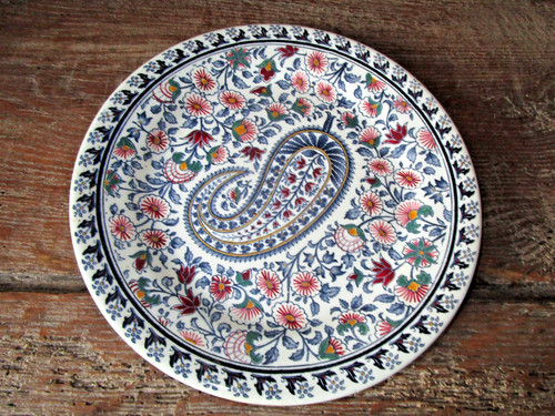 Assiette ancienne faïence - assiette,