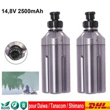 2X 14,8V 2,9Ah Daiwa BM 2900 2300 3100 2000 N C Tanacom 500 750 Shimano Batterie