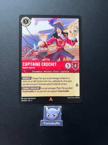 Carte lorcana capitaine - lorcana,