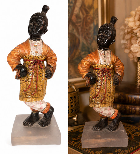 Figurine asiatique chinoiserie - figurine,