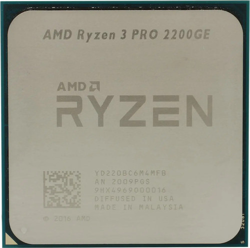Amd ryzen pro - 2200ge, 4c/4t