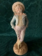 Antique Rudolstadt Bisque Porcelain Statue Figurine of a Young Dandy