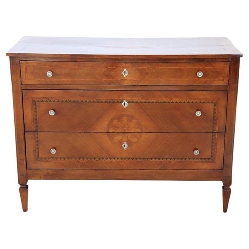 Commode avec marqueterie - commode,