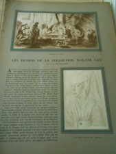 Les dessins de la Collection Walter Gay  Illustration Print 1927