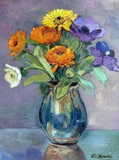 Tableau moderne Bouquet Fleurs