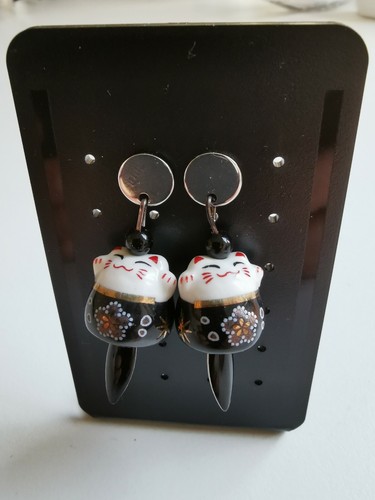 Chat boucles oreilles - chat,